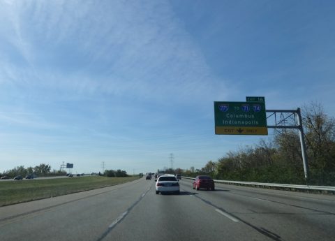 I-75 south at I-275 - West Chester Twp, OH