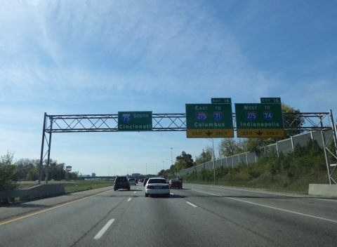 I-75 south at I-275 - West Chester Twp, OH