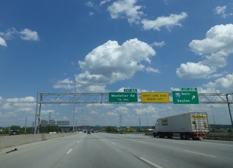 I-275 east at I-75 - Sharonville, OH