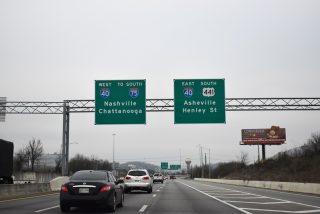 I-275 south at I-40/US 441 - Knoxville, TN