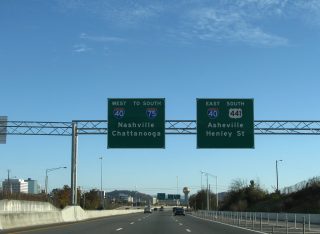 I-275 south at I-40/US 441 - 2009