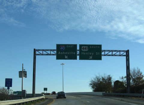 I-275 south at I-40/US 441 - 2009