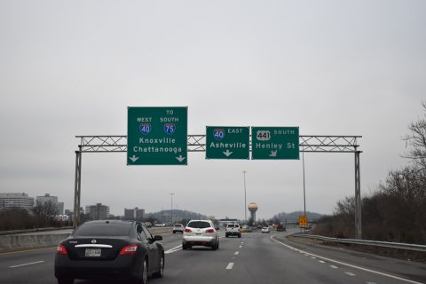 I-275 south at I-40/US 441 - Knoxville, TN