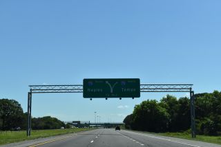 I-275 south a half mile from I-75 in Manatee County, FL