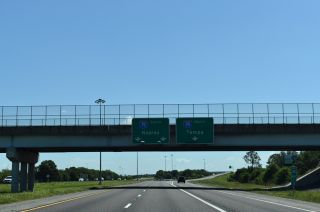 I-275 south at the Southern Apex with Interstate 75 in Manatee County, FL