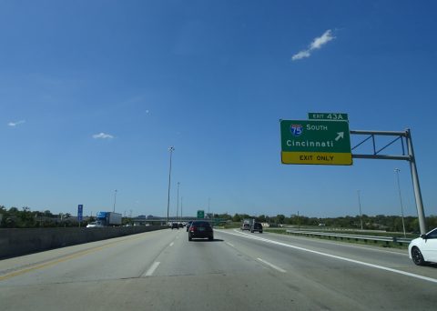 I-275 west at I-75 - Sharonville, OH