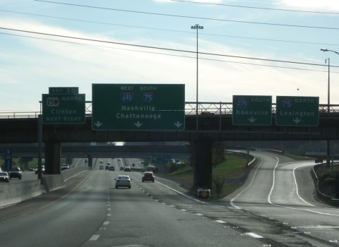 I-640/US 25W west at I-75/275 - 2009
