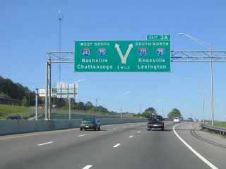 I-640/US 25W west at I-75/275 - 2005