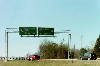 I-640/US 25W west at I-75/275 - Knoxville, TN