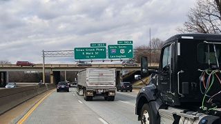 I-40 west at Interstate 285 and U.S. 52 south to Lexington, North Carolina