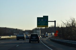 I-90/Mass Pike east at I-290/395 - Auburn, MA