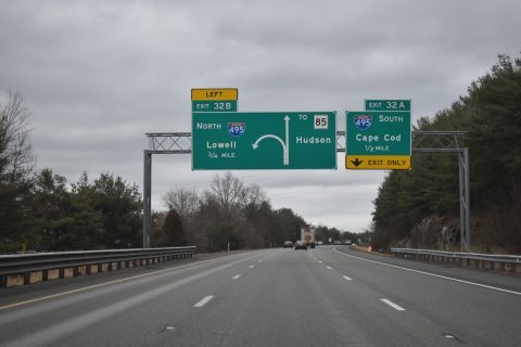 I-290 east at I-495/Route 85 - Marlborough, MA