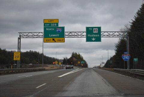 I-290 east at I-495/Route 85 - Marlborough, MA