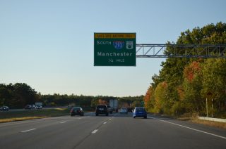 I-93 north at I-293/Everett Tpk - Hooksett, NH
