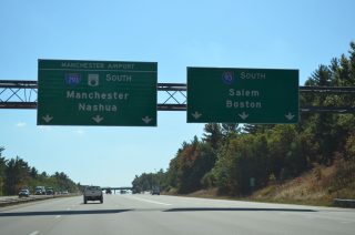 I-93 south at I-293/Everett Tpk - Hooksett, NH