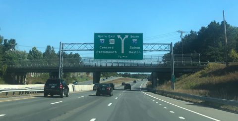 I-293/NH 101 east at I-93 - Manchester, NH