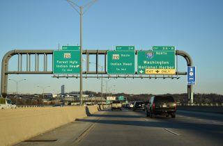 I-95/495 north at I-295 - Oxon Hill, MD