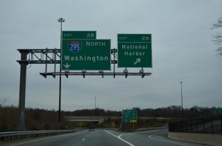 I-95/495 north at I-295 - Oxon Hill, MD