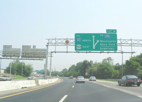 I-295 north at DC 295 - 2005