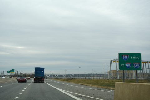 I-295 south at I-95/495 - Oxon Hill, MD
