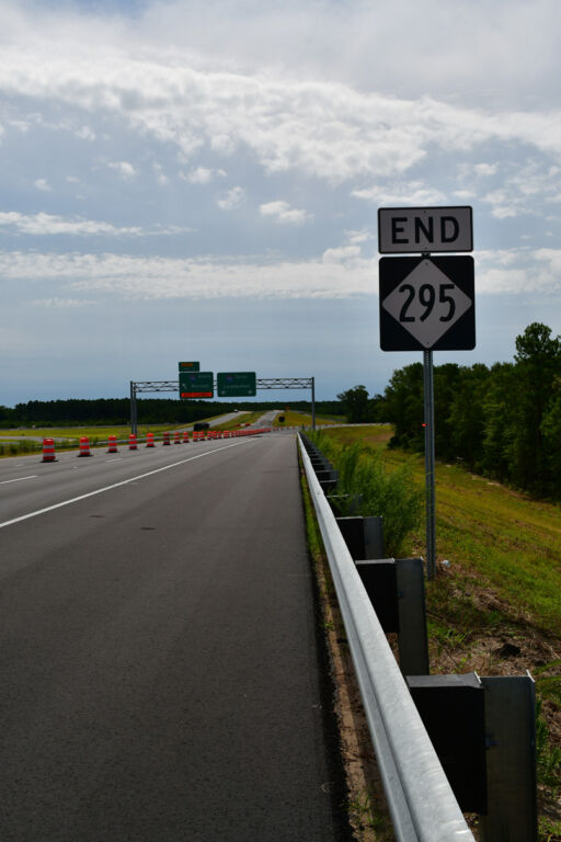 South end shield for NC Route 295