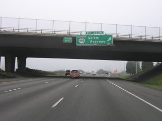 I-5 south at Salem Parkway - Keizer, OR