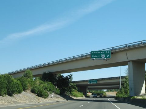 Salem Parkway north at I-5 - Keizer, OR