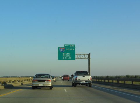 I-10 east at I-310 - St. Charles Parish, LA