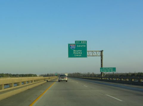 I-10 east at I-310 - St. Charles Parish, LA