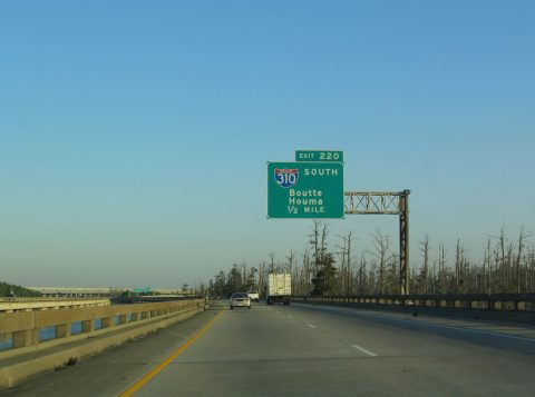 I-10 east at I-310 - St. Charles Parish, LA