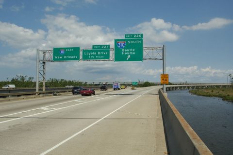 I-10 east at I-310 - St. Charles Parish, LA