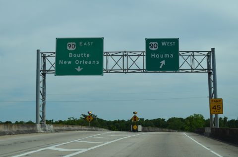 I-310/LA 3127 south at US 90 - Boutte, LA
