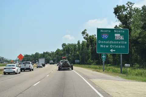 US 90 east at I-310/LA 3127 - Boutte