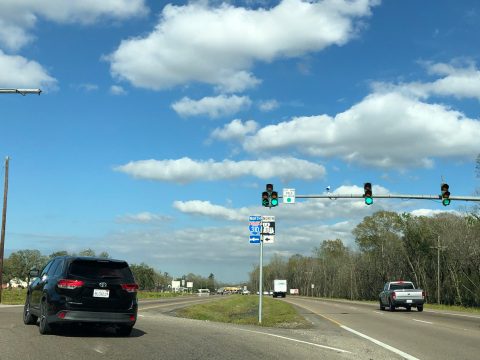 US 90 east at I-310/LA 3127 - Boutte