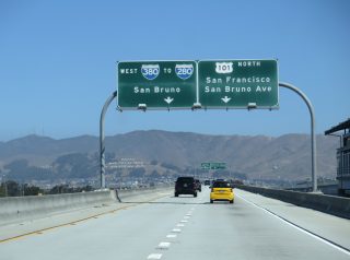 SFO Access Road at US 101/I-380