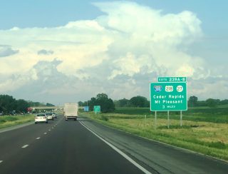 I-80 east three miles from I-380/U.S. 218-Iowa 27 (Avenue of the Saints)