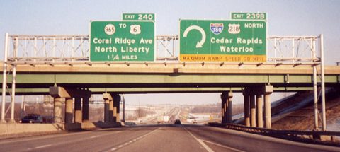 I-80 east at I-380/US 218/Iowa 27 - 2000