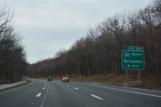 I-80 west at I-380 - Pocono Twp, PA