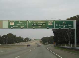 I-380 east at US 101 - 2004