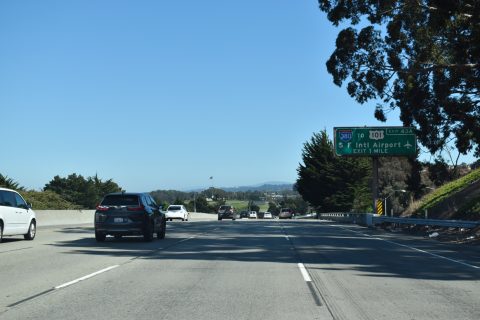 I-280 south at I-380 - San Bruno, CA