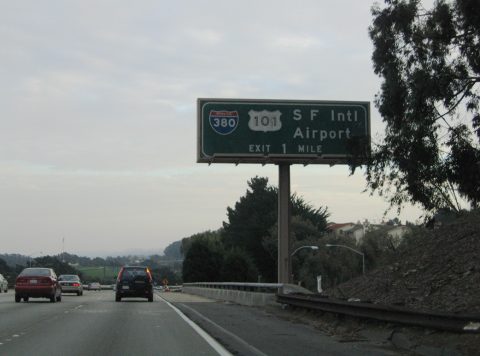 I-280 south at I-380 - 2004
