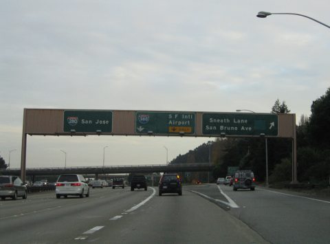 I-280 south at I-380 - 2004