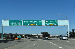 I-380 east at US 101
