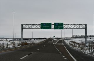 Exit 0 partitions from the south end of I-380 for I-80 across Iowa