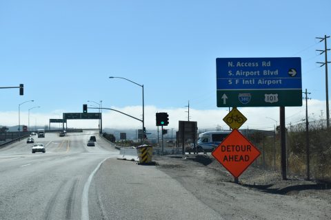 SFO N Access Rd at I-380