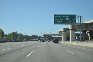 US 101 north at I-380