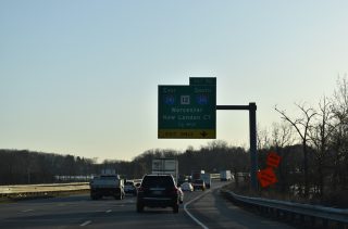 I-90/Mass Pike east at I-290/395/Route 12 - Auburn, MA