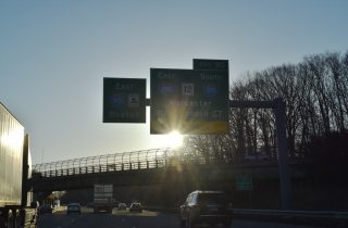 I-90/Mass Pike east at I-290/395/Route 12 - Auburn, MA