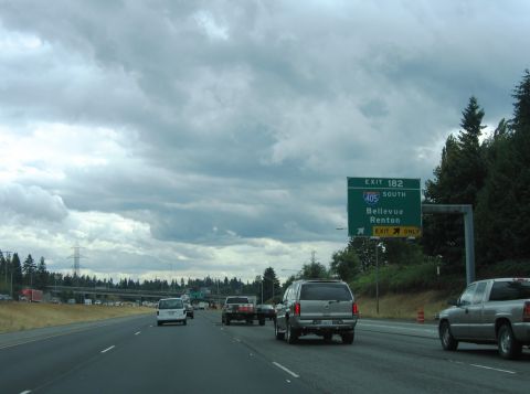 I-5 south at Interstate 405 south to Bothell, WA in 2006