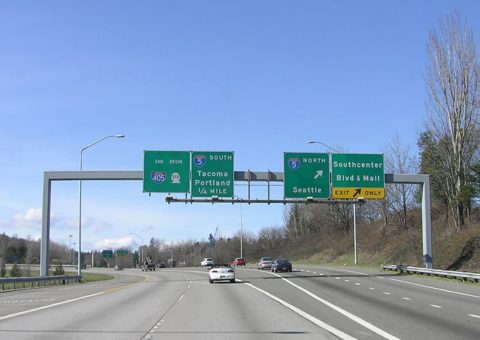 I-405 south at I-5/SR 518 - 2006
